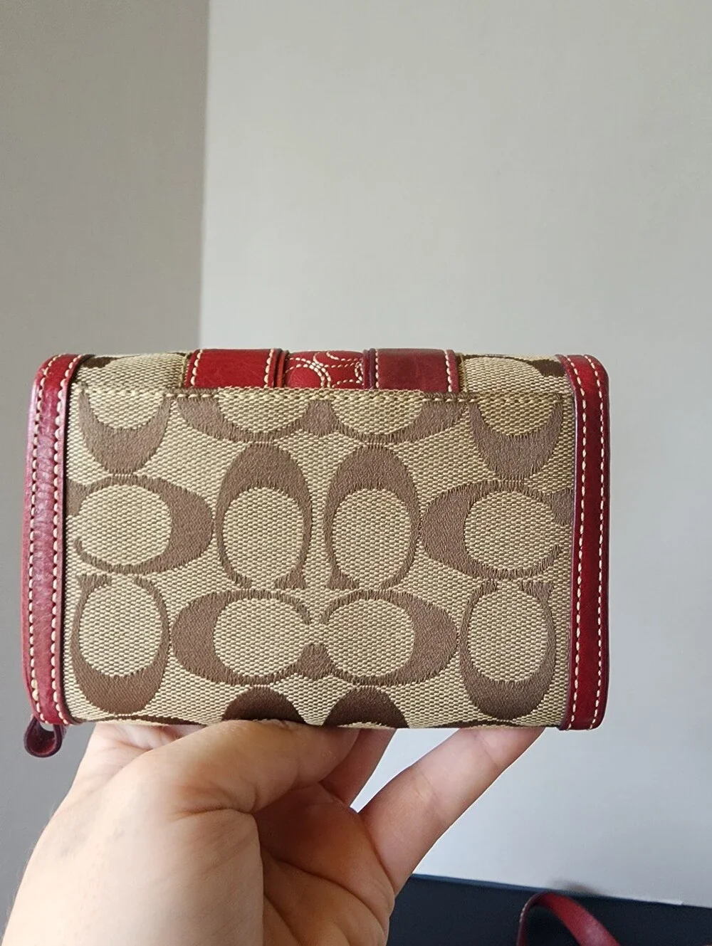 Coach Hampton Signature Medium Carryall & Wallet, EUC, 2007, 11071
